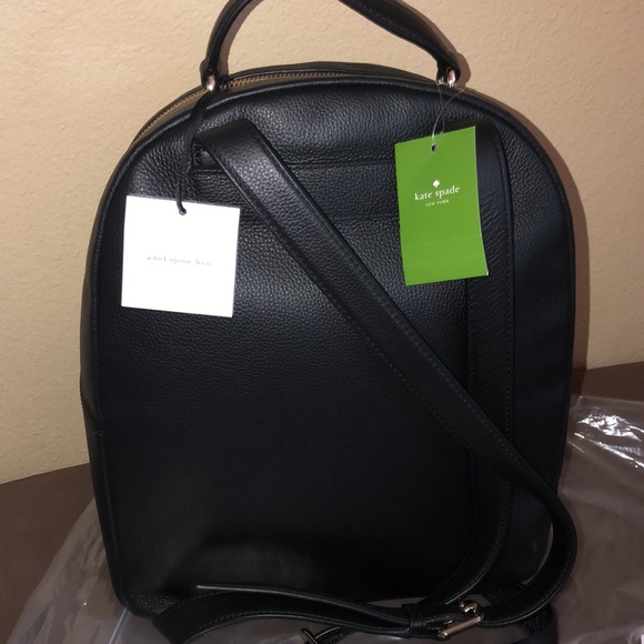 Kate spade large leather backpack